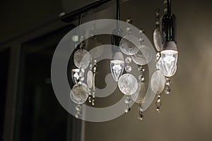 Details of antique chandeliers