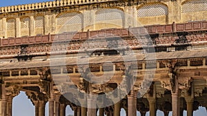 Details of the architecture of the ancient Amber Fort