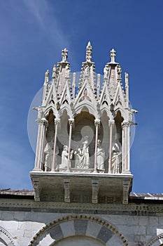 Details of the architecture of Campo Santo. Pisa, Italy.