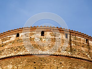 Details of architecture of Roman Rotunda temple in Thessaloniki from 306. AD now an Orthodox Christian church