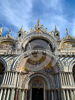 Details of the Basillica di San Marco in Venice, Italy