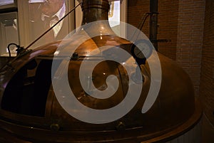 Details of a brewery in Prague