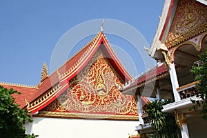 Details of Buddhist temple Wat Sisaket,Vientiane,Laos