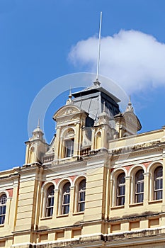 Details of building Luz Station, Sao Paulo, Brazil