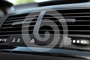 Details of Car emergency button and air conditioning