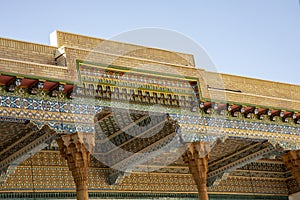 Details of architecture, Mausoleum of Bahouddin Nakshband in Bu photo