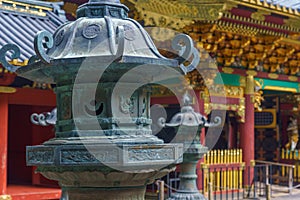 Details and carving in the Taiyuinbyo Shrine, Nikko