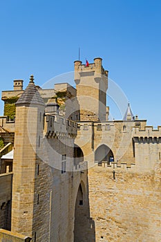 Details of the castle of Olite