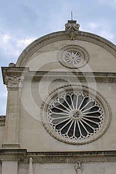 Details of the Cathedral of St Jacob at Sibenik Old Town, Croatia, Europe