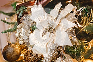 Details of christmas tree decoration