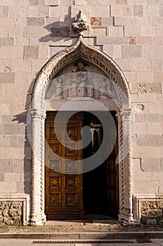 Details of a church in san daniele