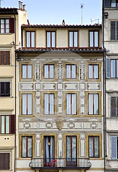 Details of colorful building