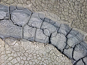 Details of cracked earth