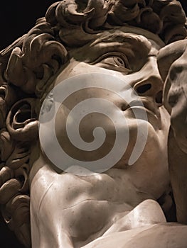 Details of David by Michelangelo