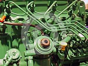 Details of a diesel engine motor