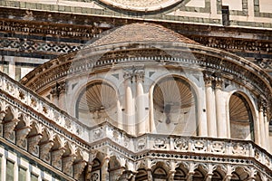 Exterior detail Il Duomo Cathedral  Florence photo