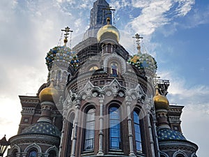 Details of the facade of the Orthodox Cathedral