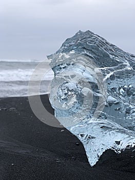 Details of glacier ice