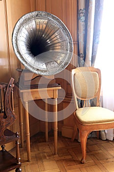 Details of gramophone in Livadia Palace