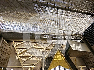 Details of The Grand Egyptian Museum, Giza Museum, Egypt's gift to the world, the largest