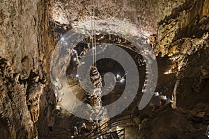 Details of the Grotta Gigante in Trieste photo