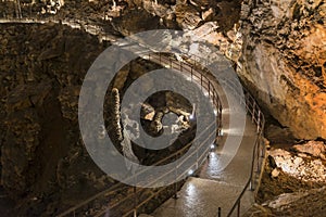 Details of the Grotta Gigante in Trieste photo