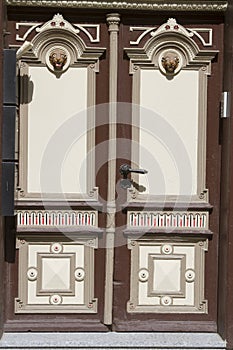 Details of a half-timbered house