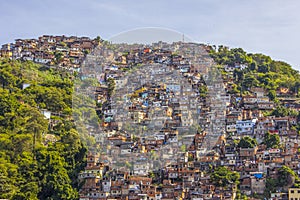 Details of the hill of pleasures in Rio de Janeiro