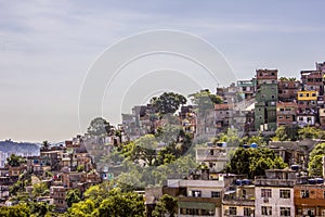 Details of the hill of pleasures in Rio de Janeiro