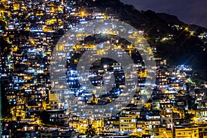 Details of the hill of pleasures in Rio de Janeiro