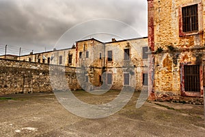 Details from a historical prison