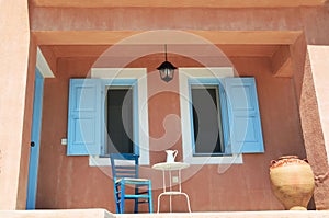 Details of house in Assos village, Kefalonia