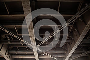 Details of the inner side of the big iron bridge