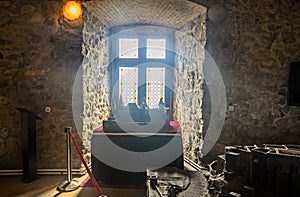 Details from the interior room of the Corvins Castle