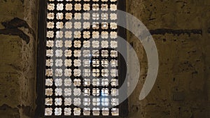 Details of the internal architecture of the ancient Citadel of Qaitbay in Alexandria.