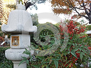 Details in the Japanese garden, Monaco