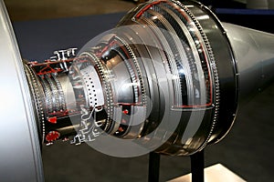 Details of jet aircraft engine