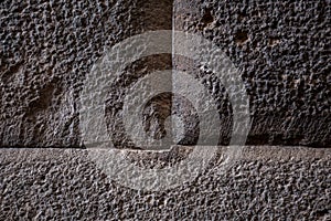 Details of masonry of Coricancha, famous temple in the Inca Empire at Cuzco, Peru