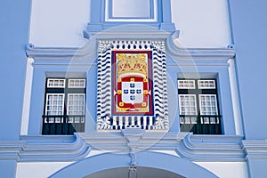 Details of Misericordia Church, Angra do Heroismo, Terceira island, Azores photo