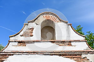 Details of Mission San Miguel Arcangel entrance gate photo