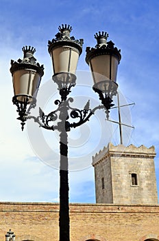 Details of Montjuic castle, Barcelone, Spain.