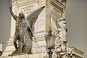Details of the Monument to the Restorers