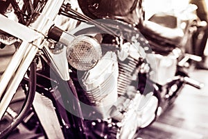 Details of motobike photo