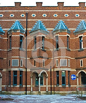 Details of a neogothic building