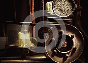 Details of an Old Compressor