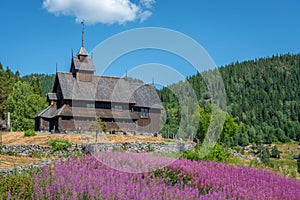 Eidsborg Stave Church in Telemark Norway photo