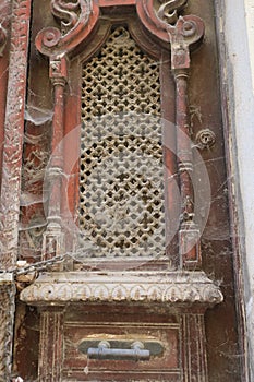 details of the old-fashioned door