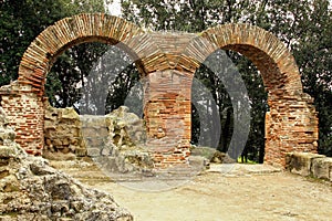 Details Of The Old Ruins At Cumae