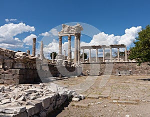 Details of the old ruins at Pergamum