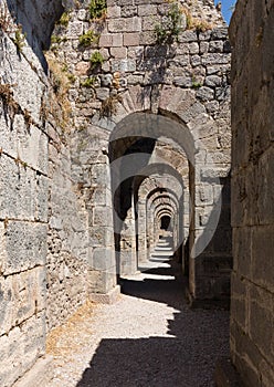 Details of the old ruins at Pergamum